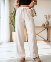 Comprar Conjunto Moletom Feminino com Jaqueta e Calça Larga de algodão grosso peluciado para os dias frios barato - aerolook - ZARA